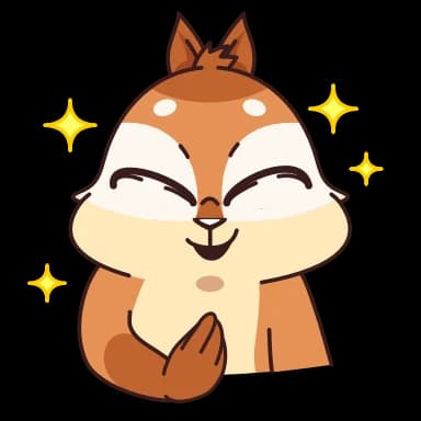 Стикер из набора Квип бурундук @Stickersnew для Телеграм: Анимированные 🤩