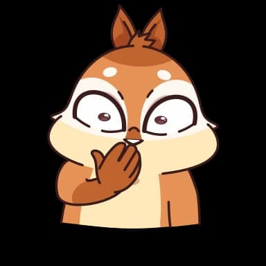 Стикер из набора Квип бурундук @Stickersnew для Телеграм: Анимированные 🤔