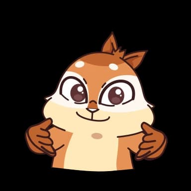 Стикер из набора Квип бурундук @Stickersnew для Телеграм: Анимированные 👍