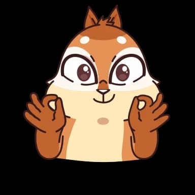 Стикер из набора Квип бурундук @Stickersnew для Телеграм: Анимированные 👌
