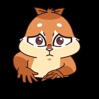 Стикер из набора Квип бурундук @Stickersnew для Телеграм: Анимированные 🥺