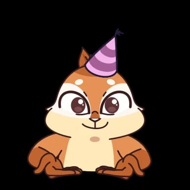 Стикер из набора Квип бурундук @Stickersnew для Телеграм: Анимированные 🎉