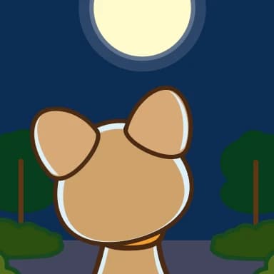 Стикер из набора uShiba.Finance для Телеграм: Анимированные 🌕