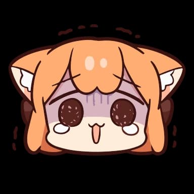 Стикер из набора ume to momo ➜ @kotletovvemoji для Телеграм: Анимированные 😨