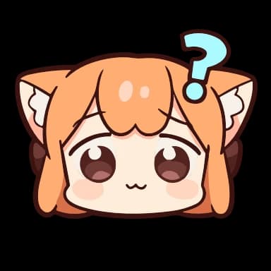 Стикер из набора ume to momo ➜ @kotletovvemoji для Телеграм: Анимированные ❓