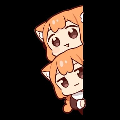 Стикер из набора ume to momo ➜ @kotletovvemoji для Телеграм: Анимированные 😏