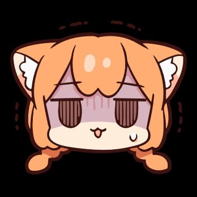 Стикер из набора ume to momo ➜ @kotletovvemoji для Телеграм: Анимированные 🥴