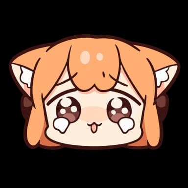 Стикер из набора ume to momo ➜ @kotletovvemoji для Телеграм: Анимированные 🥹