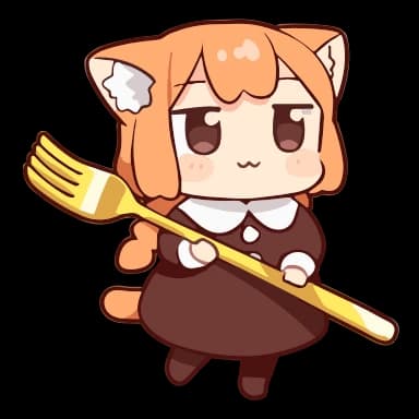 Стикер из набора ume to momo ➜ @kotletovvemoji для Телеграм: Анимированные 🍴