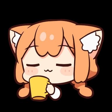 Стикер из набора ume to momo ➜ @kotletovvemoji для Телеграм: Анимированные 😌