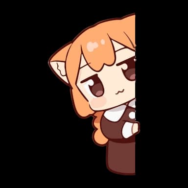 Стикер из набора ume to momo ➜ @kotletovvemoji для Телеграм: Анимированные 😏