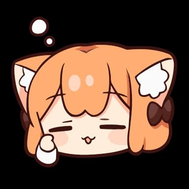 Стикер из набора ume to momo ➜ @kotletovvemoji для Телеграм: Анимированные 😅
