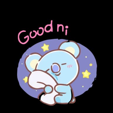 Стикер из набора BT21 by @wontae для Телеграм: Анимированные 🖤