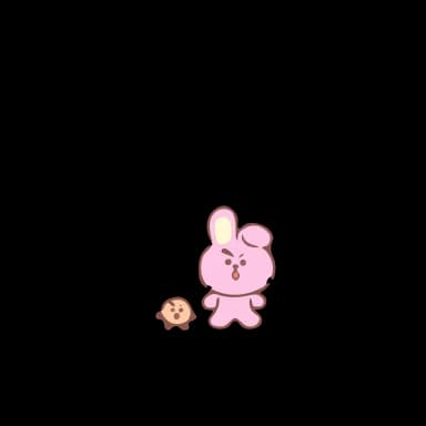 Стикер из набора BT21 by @wontae для Телеграм: Анимированные 🖤
