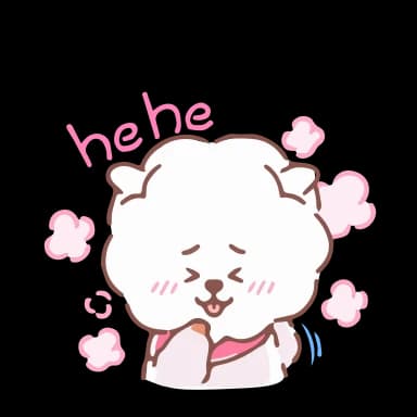 Стикер из набора BT21 by @wontae для Телеграм: Анимированные 🖤