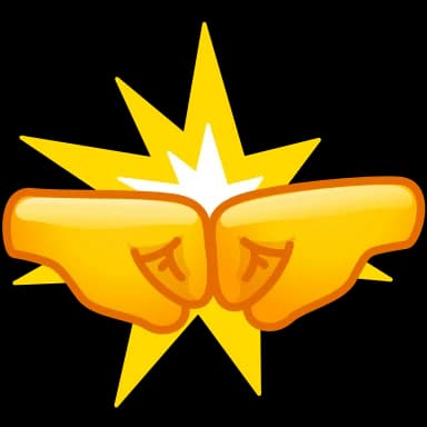 Эмодзи из набора Animated | @UNUAL для Телеграм: Анимированные 🤜