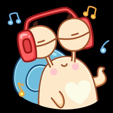Стикер из набора Усик @TgSticker для Телеграм: Анимированные 🎧