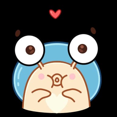 Стикер из набора Усик @TgSticker для Телеграм: Анимированные 😘