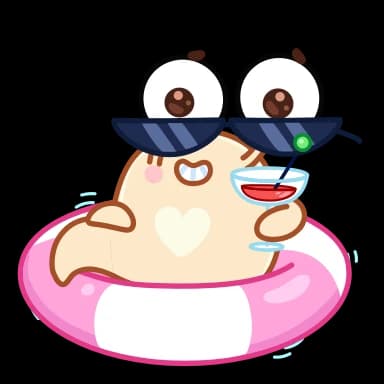 Стикер из набора Усик @TgSticker для Телеграм: Анимированные 🏖
