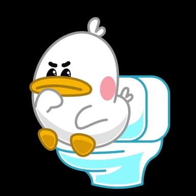 Стикер из набора Utya by @shurmin_jpg для Телеграм: Анимированные 🚽