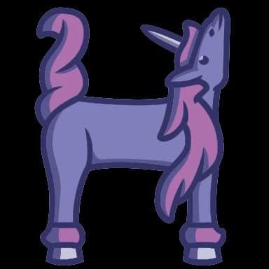 Эмодзи из набора Unicorn Arthur R. F @cute_enot_art для Телеграм: Анимированные 🔠