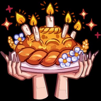 Эмодзи из набора chpic.su • @EmojisTG | Яга Константиновна HD для Телеграм: Анимированные 🎂