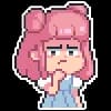 Эмодзи из набора Yumiko by @premium_emojis для Телеграм: Статические 🤔