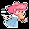 Эмодзи из набора Yumiko by @premium_emojis для Телеграм: Статические 🏃♀️