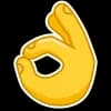 Эмодзи из набора vk stickers ➜ @emoji_room для Телеграм: Статические 👌