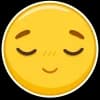 Эмодзи из набора vk stickers ➜ @emoji_room для Телеграм: Статические 😌