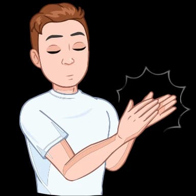 Эмодзи из набора @EmojisTG | Интеллигентный vmoji HD для Телеграм: Анимированные 👏
