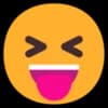 Эмодзи из набора Windows 11 Smileys для Телеграм: Статические 😝