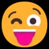 Эмодзи из набора Windows 11 Smileys для Телеграм: Статические 😝