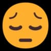 Эмодзи из набора Windows 11 Smileys для Телеграм: Статические 😔