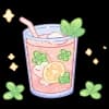 Эмодзи из набора жду лето @cute_enot_art для Телеграм: Статические 🍹