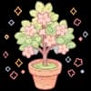 Эмодзи из набора жду лето @cute_enot_art для Телеграм: Статические 🪴