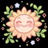 Эмодзи из набора жду лето @cute_enot_art для Телеграм: Статические 🌞