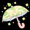 Эмодзи из набора жду лето @cute_enot_art для Телеграм: Статические 🌂