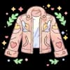 Эмодзи из набора жду лето @cute_enot_art для Телеграм: Статические 🧥