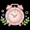 Эмодзи из набора жду лето @cute_enot_art для Телеграм: Статические ⏰