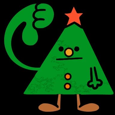 Эмодзи из набора @EmojisTG | Тёплый Новый год HD для Телеграм: Анимированные 👎