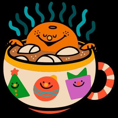 Эмодзи из набора @EmojisTG | Тёплый Новый год HD для Телеграм: Анимированные ☕️