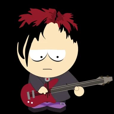 Стикер из набора Some South Goths @WhyImPremiumEmoji для Телеграм: Анимированные 🎸