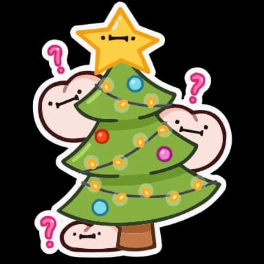 Стикер из набора Зимний Попкинс | @Premium_Stikers для Телеграм: Анимированные 🎄