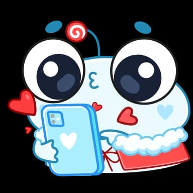 Стикер из набора Зимний Пип (@TgSticker) для Телеграм: Анимированные ❤️