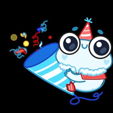 Стикер из набора Зимний Пип (@TgSticker) для Телеграм: Анимированные 🥳