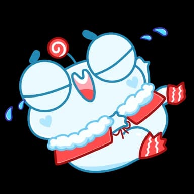 Стикер из набора Зимний Пип (@TgSticker) для Телеграм: Анимированные 😅