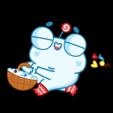 Стикер из набора Зимний Пип (@TgSticker) для Телеграм: Анимированные ❤️