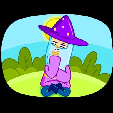 Стикер из набора Wizard для Телеграм: Анимированные 🤔