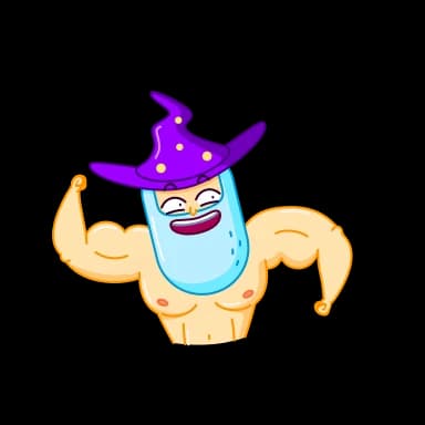 Стикер из набора Wizard для Телеграм: Анимированные 💪